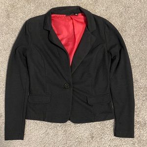 Black Cropped Blazer